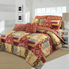 7 PCs Quilted Comforter Set SS-317