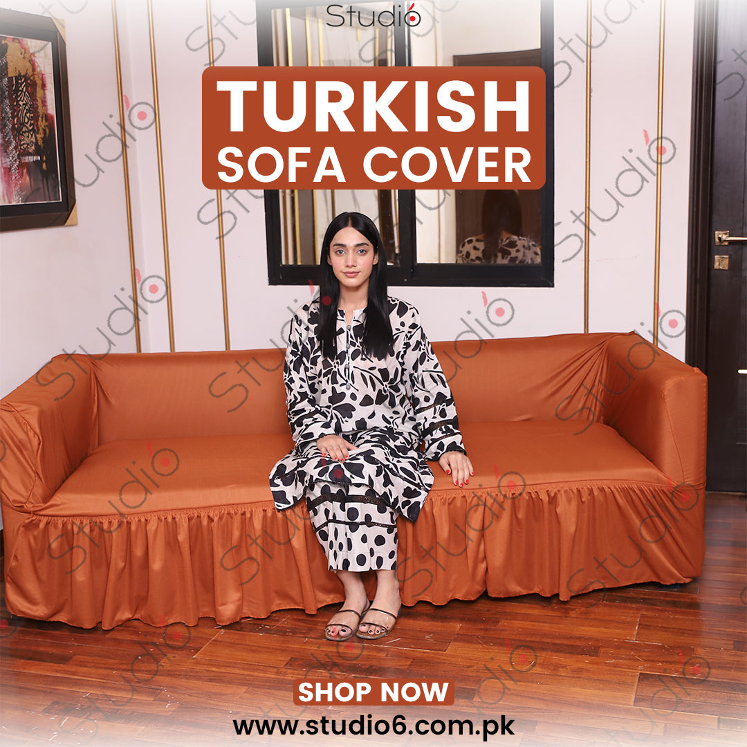 Turkish Style Sofa Covers - Copper