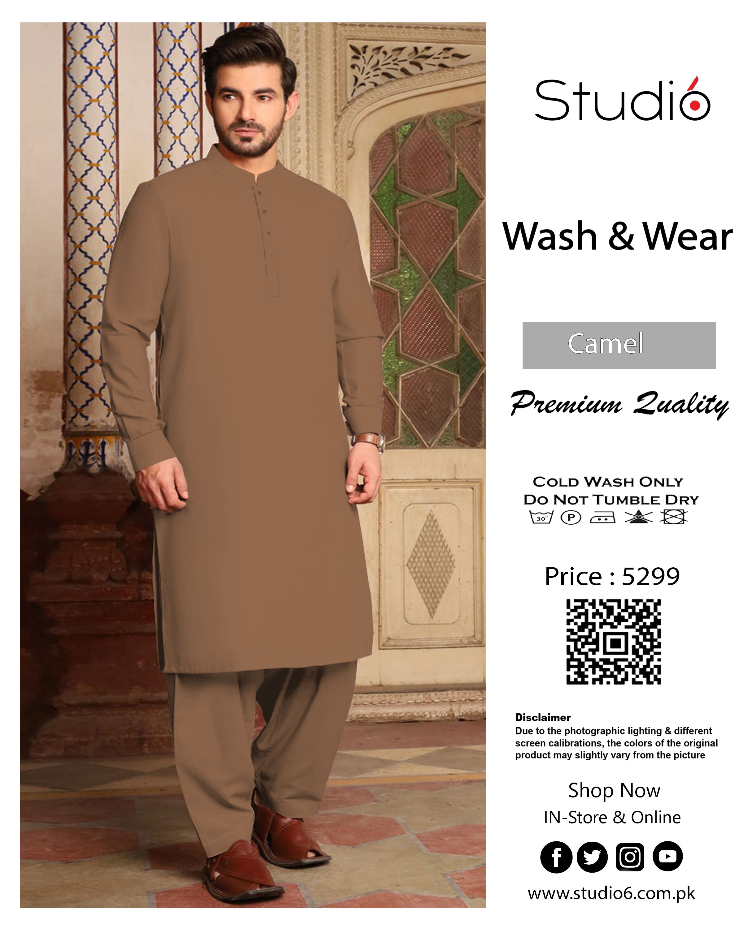 Studio 6 unstitched Wash n Wear -SS-306