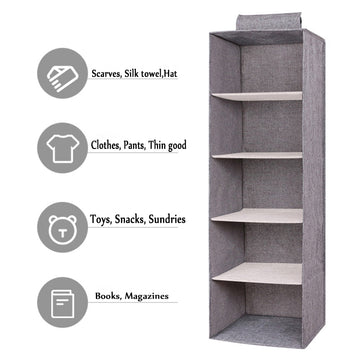 5 Layers Folding Closet Organizer ( Small Size)