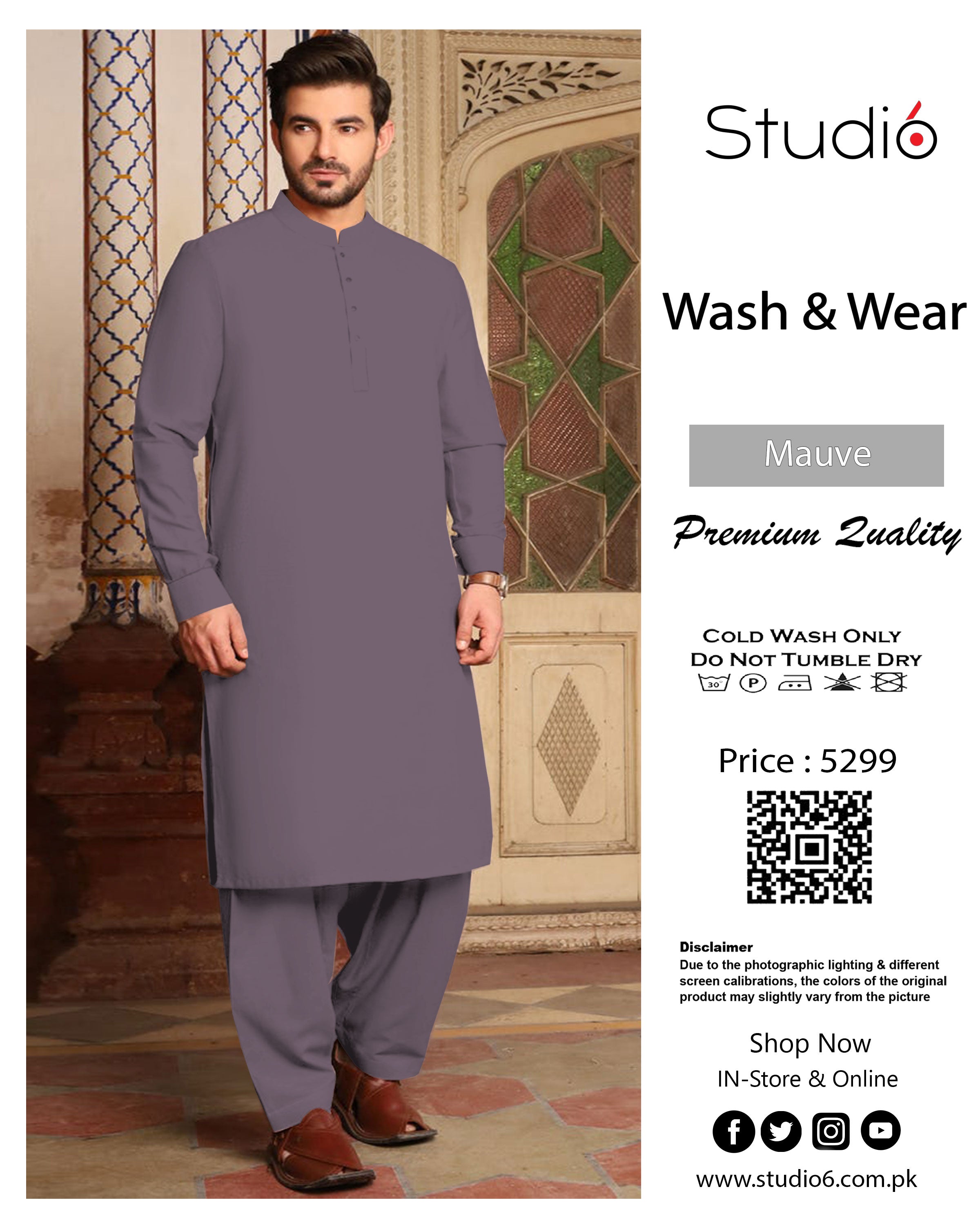 Studio 6 unstitched Wash n Wear -SS-302