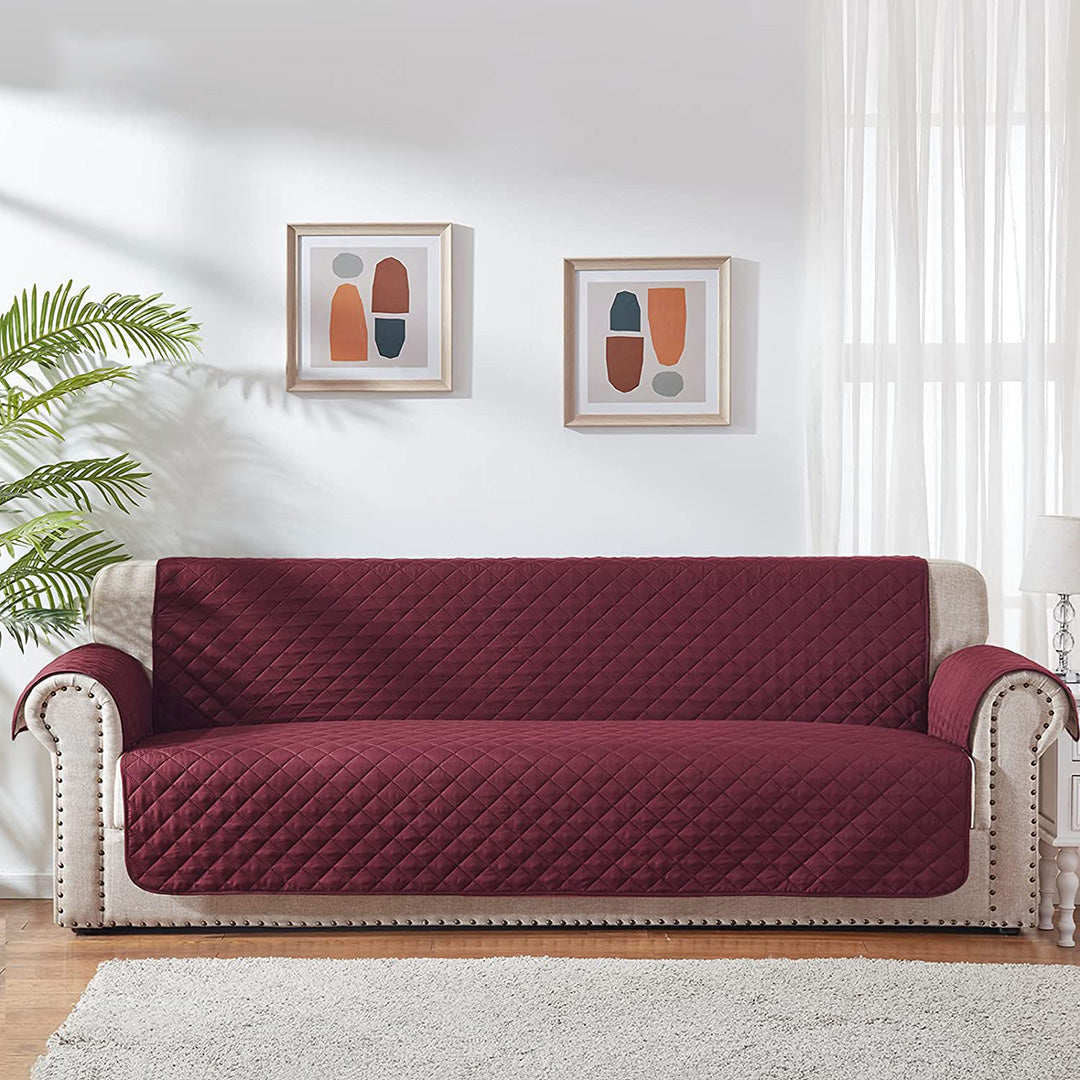 COTTON QUILTED SOFA RUNNER