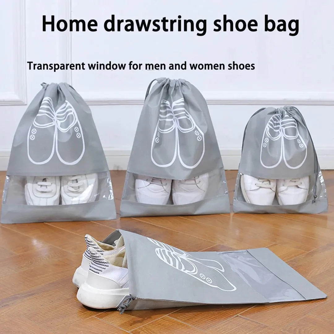 Dust-proof Non-Woven Printed Shoes Storage Bag Pouches