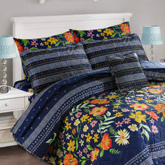 7 PCs Quilted Comforter Set SS-153