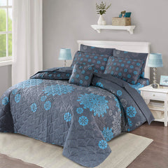 7 PCs Quilted Comforter Set SS-154