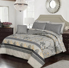 7 PCs Quilted Comforter Set SS-165