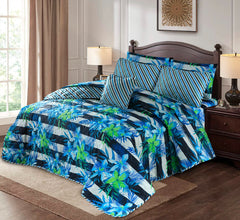 7 PCs Quilted Comforter Set SS-166