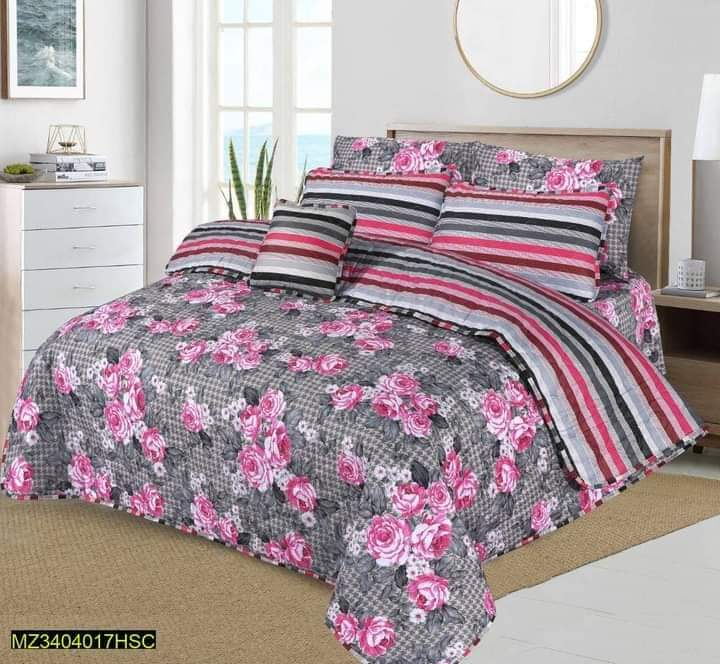 7 PCs Quilted Comforter Set SS-172