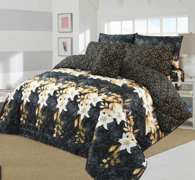 7 PCs Quilted Comforter Set SS-175