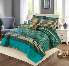 7 PCs Quilted Comforter Set SS-176