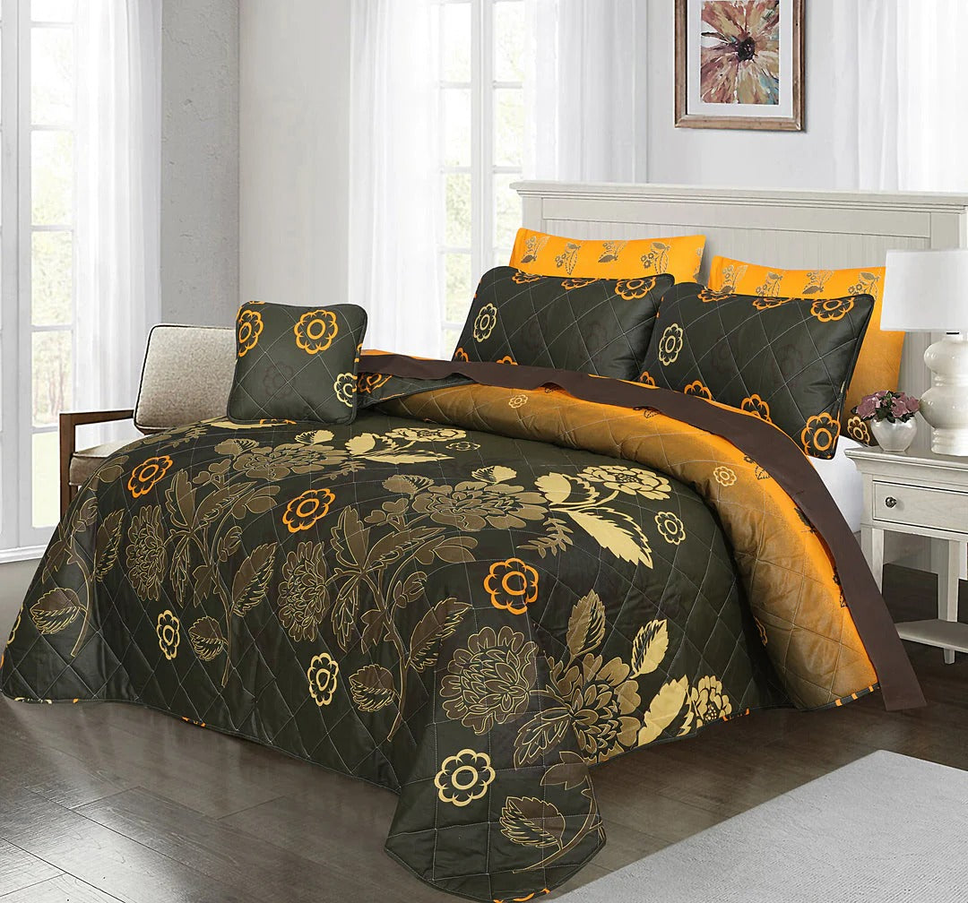 7 PCs Quilted Comforter Set SS-177