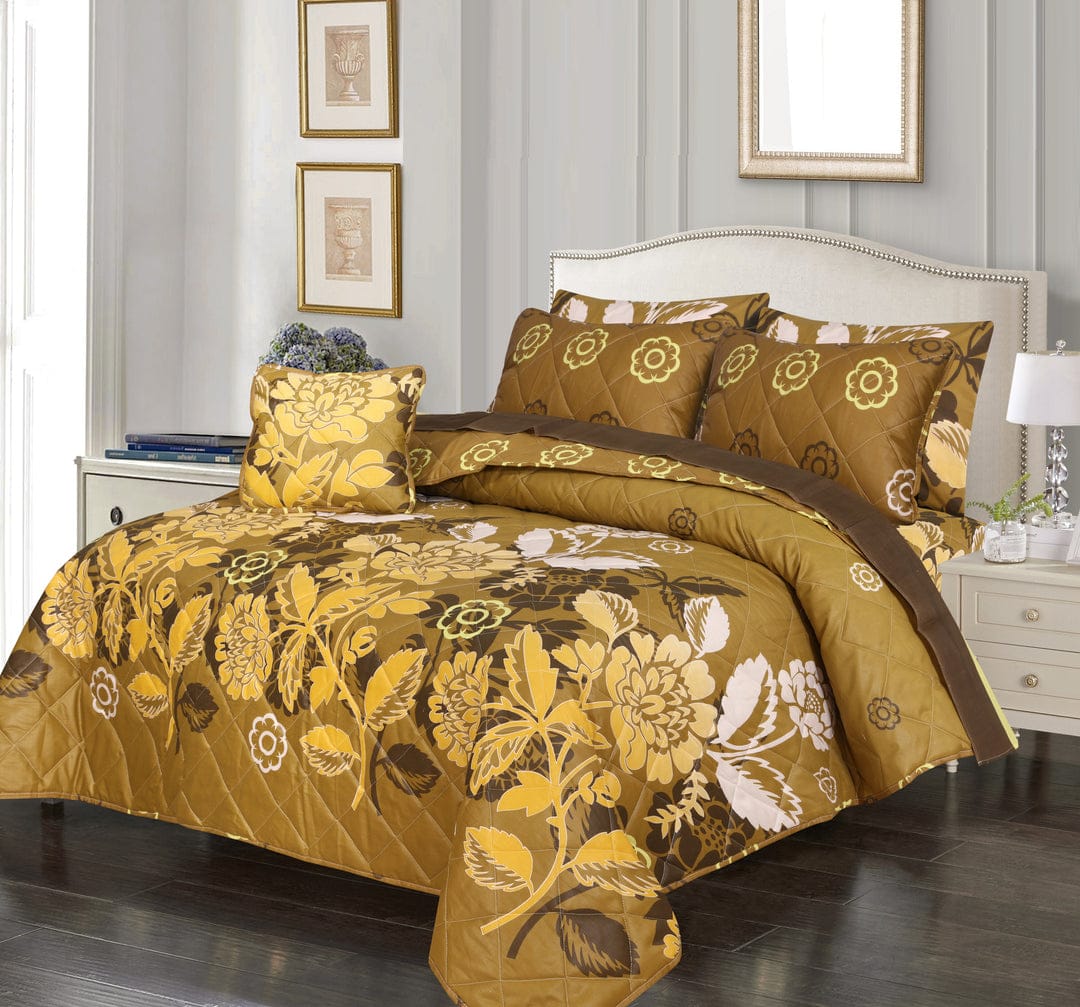 7 PCs Quilted Comforter Set SS-180