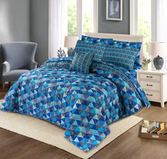 7 PCs Quilted Comforter Set SS-182