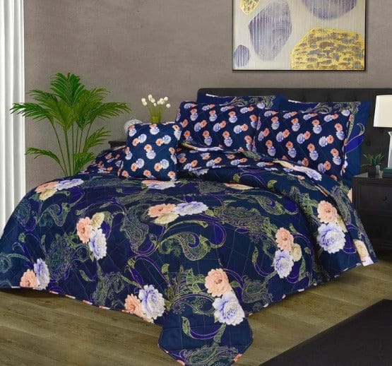 7 PCs Quilted Comforter Set SS-191