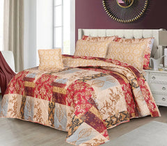 7 PCs Quilted Comforter Set SS-192