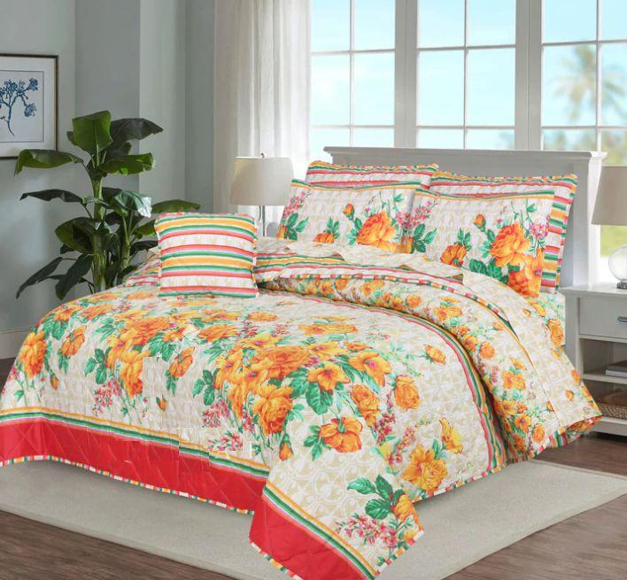 7 PCs Quilted Comforter Set SS-201