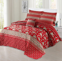 7 PCs Quilted Comforter Set SS-210