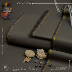 Gents Unstitched Full Suit - Soft Cotton -SS-215