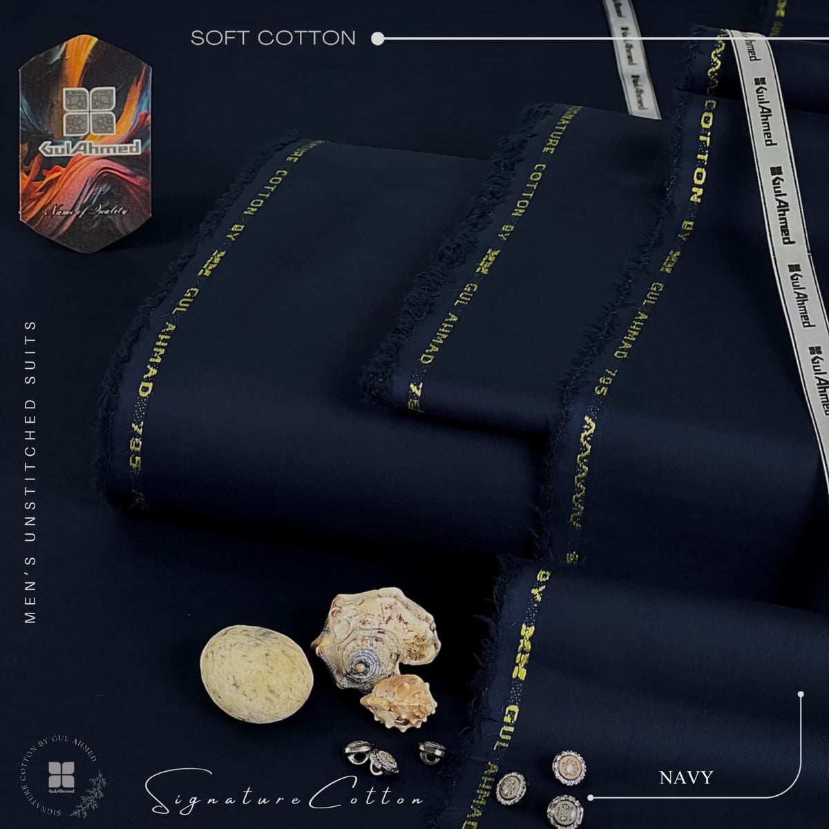 Gents Unstitched Full Suit - Soft Cotton -SS-210