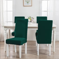 Mesh Fitted Style Jersey Chair Cover - Green