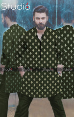 Gents Unstitched Full Suit - Kurta Shalwar Cotton -SS-240