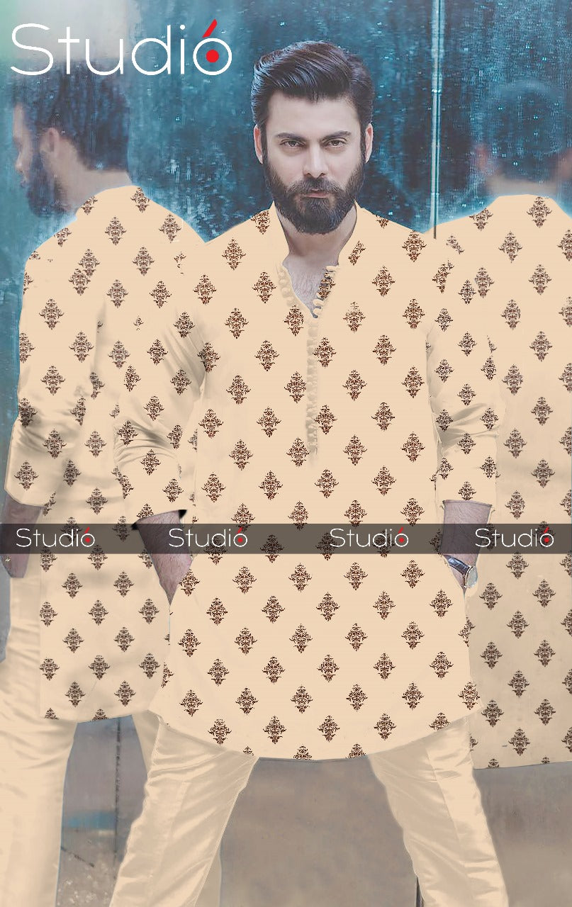 Men's Unstitched Wash n Wear - Kurta Shalwar - 445