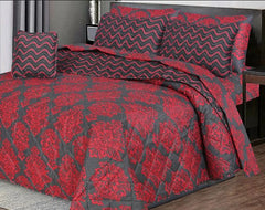 7 PCs Quilted Comforter Set SS-003