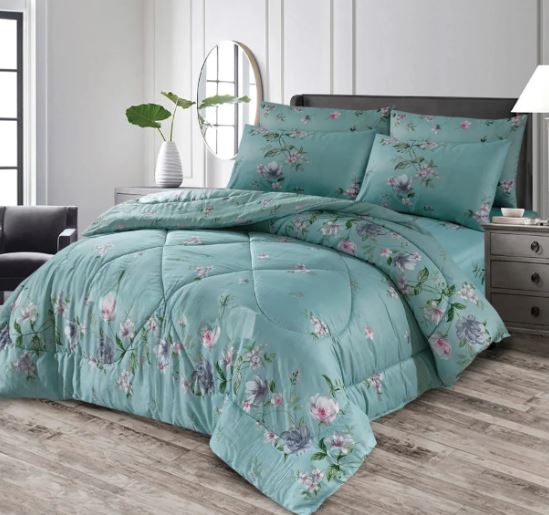 7 PCs Quilted Comforter Set SS-008