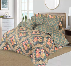 7 PCs Quilted Comforter Set SS-009