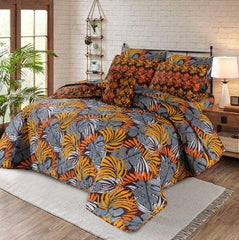 7 PCs Quilted Comforter Set SS-011