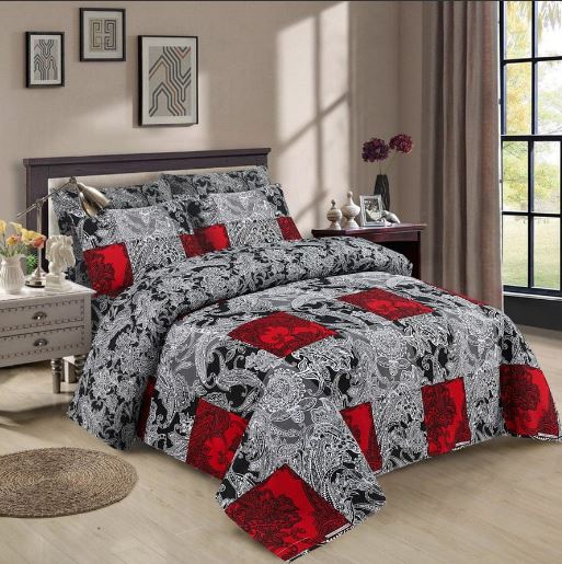 7 PCs Quilted Comforter Set SS-010