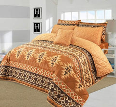 7 PCs Quilted Comforter Set SS-012