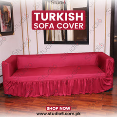 Turkish Style Sofa Covers - Maroon