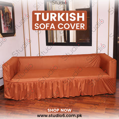 Turkish Style Sofa Covers - Copper