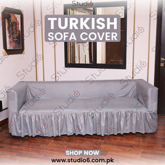 Turkish Style Sofa Covers - Grey