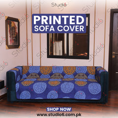 COTTON PRINTED SOFA RUNNER - SOFA COAT - SC-06