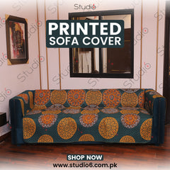 COTTON PRINTED SOFA RUNNER - SOFA COAT - SC-02